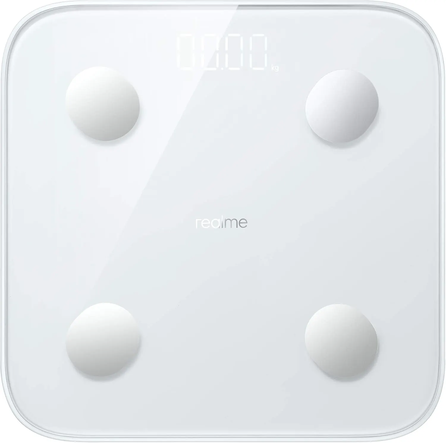 realme Smart Scale Rectangulo Blanco Bascula personal electrónica — Baño