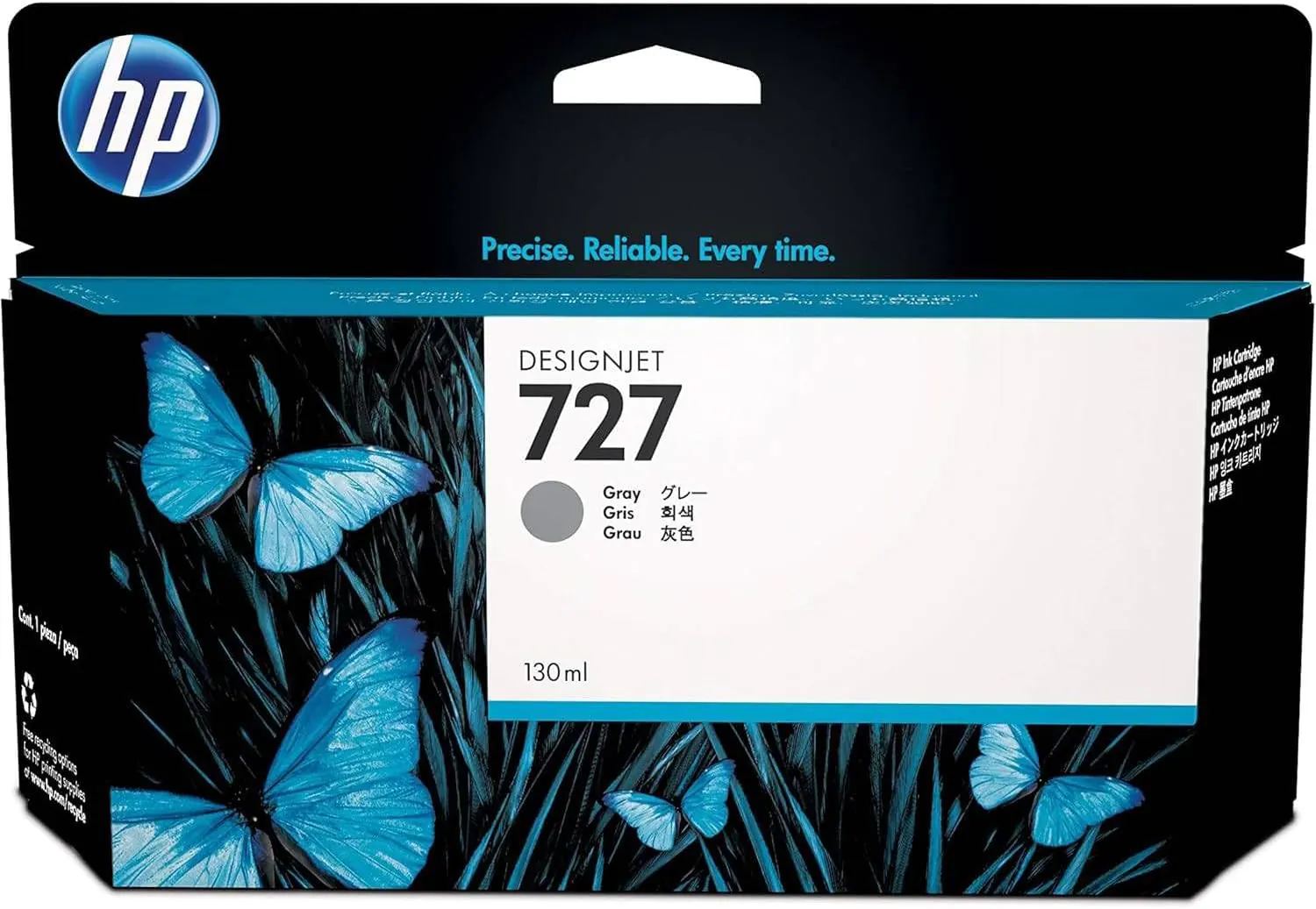 HP 727 CARTUCHO DE TINTA HP727 GRIS (B3P24A) — Cartuchos tinta originales | Ingescom