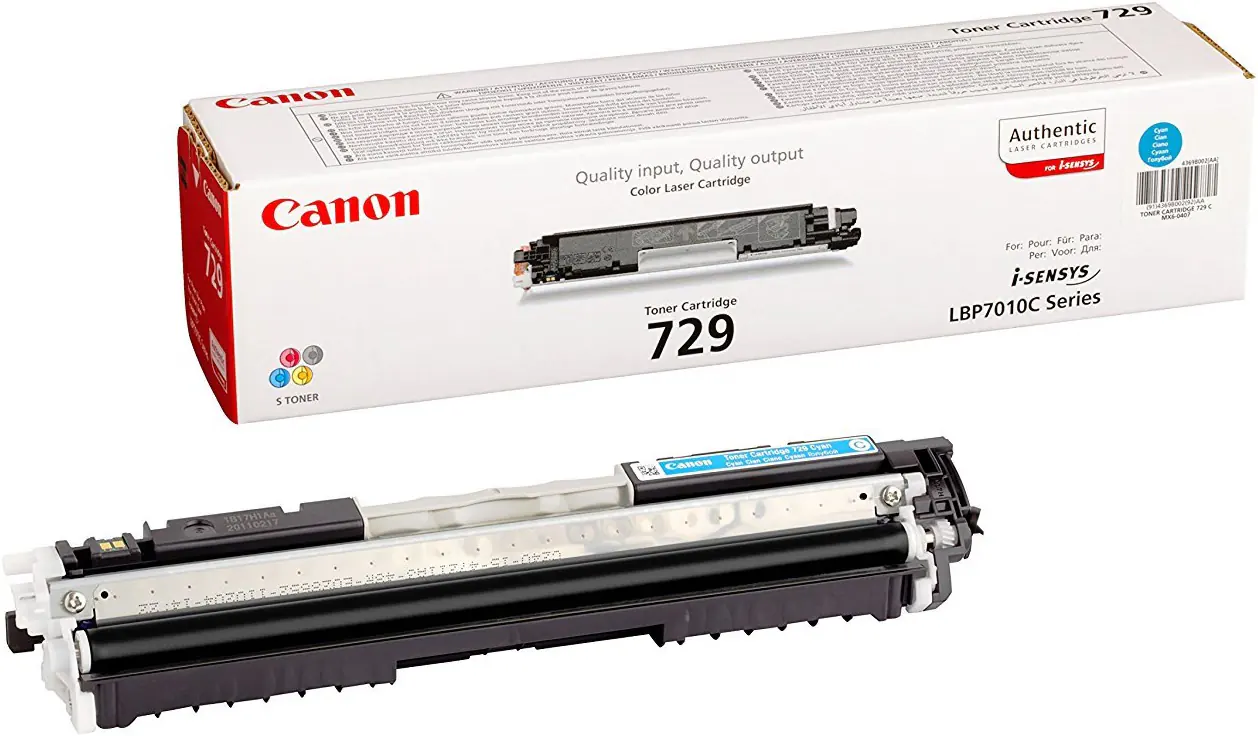 Canon 729c Tóner Original Cian 1.000 Páginas — Tóners originales