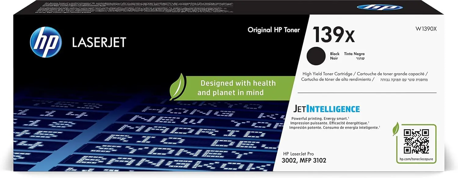 HP Laserjet Cartucho de Tóner Original 139X Negro de Alta Capacidad — Tóners originales